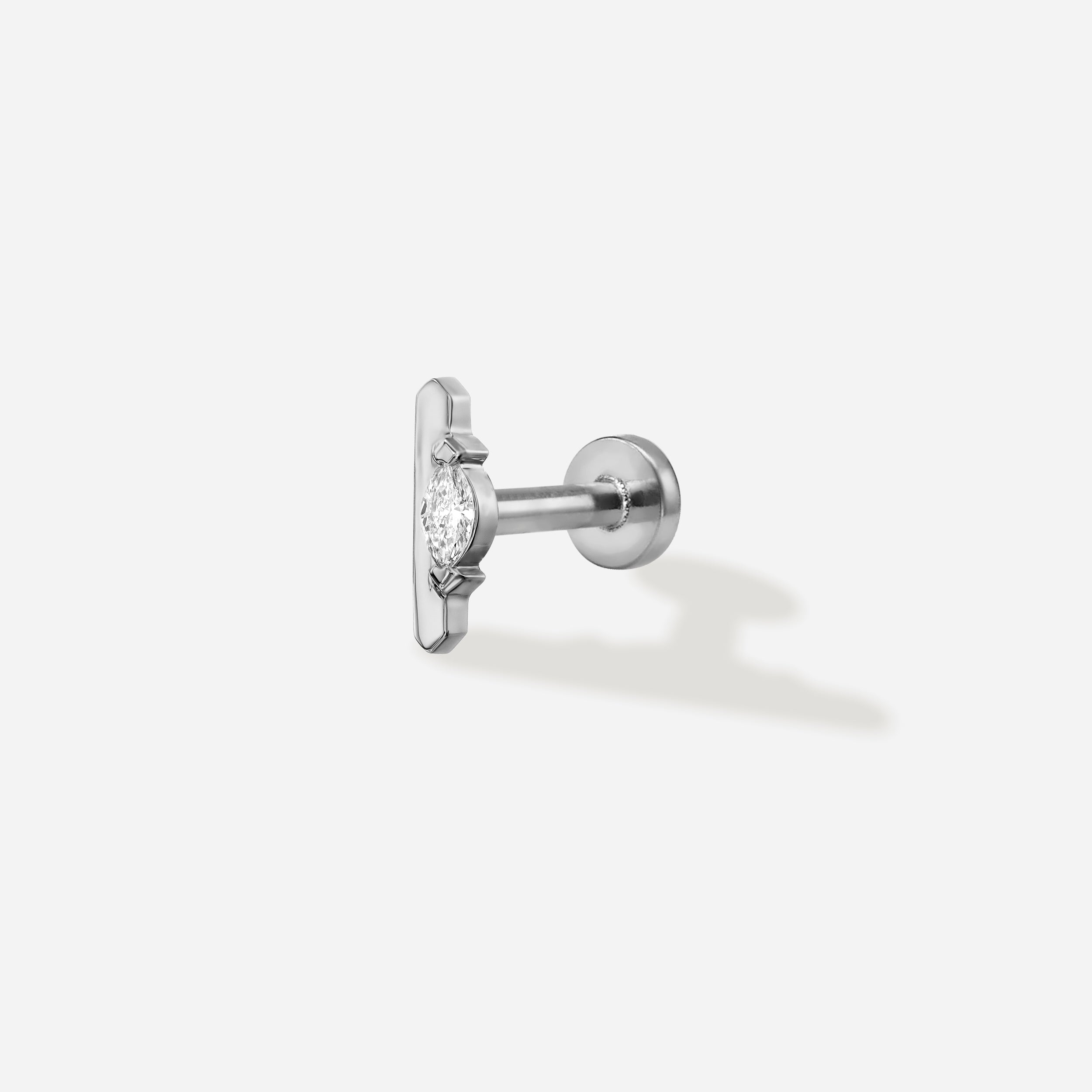 Standing Marquise Piercing | עגיל פירסינג