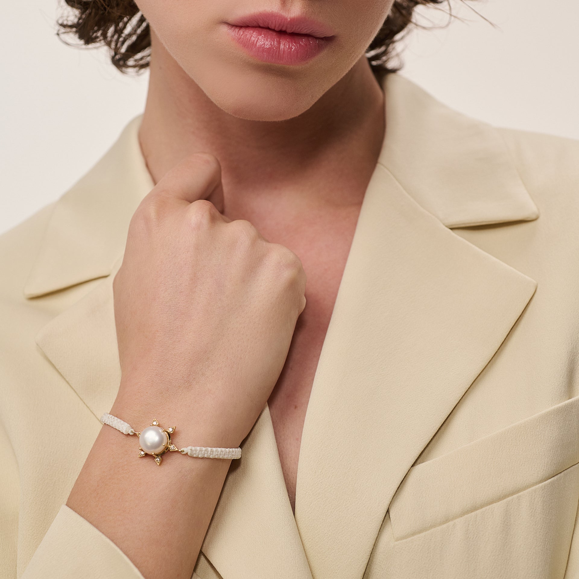La Pearl Star | צמיד מאקרמה