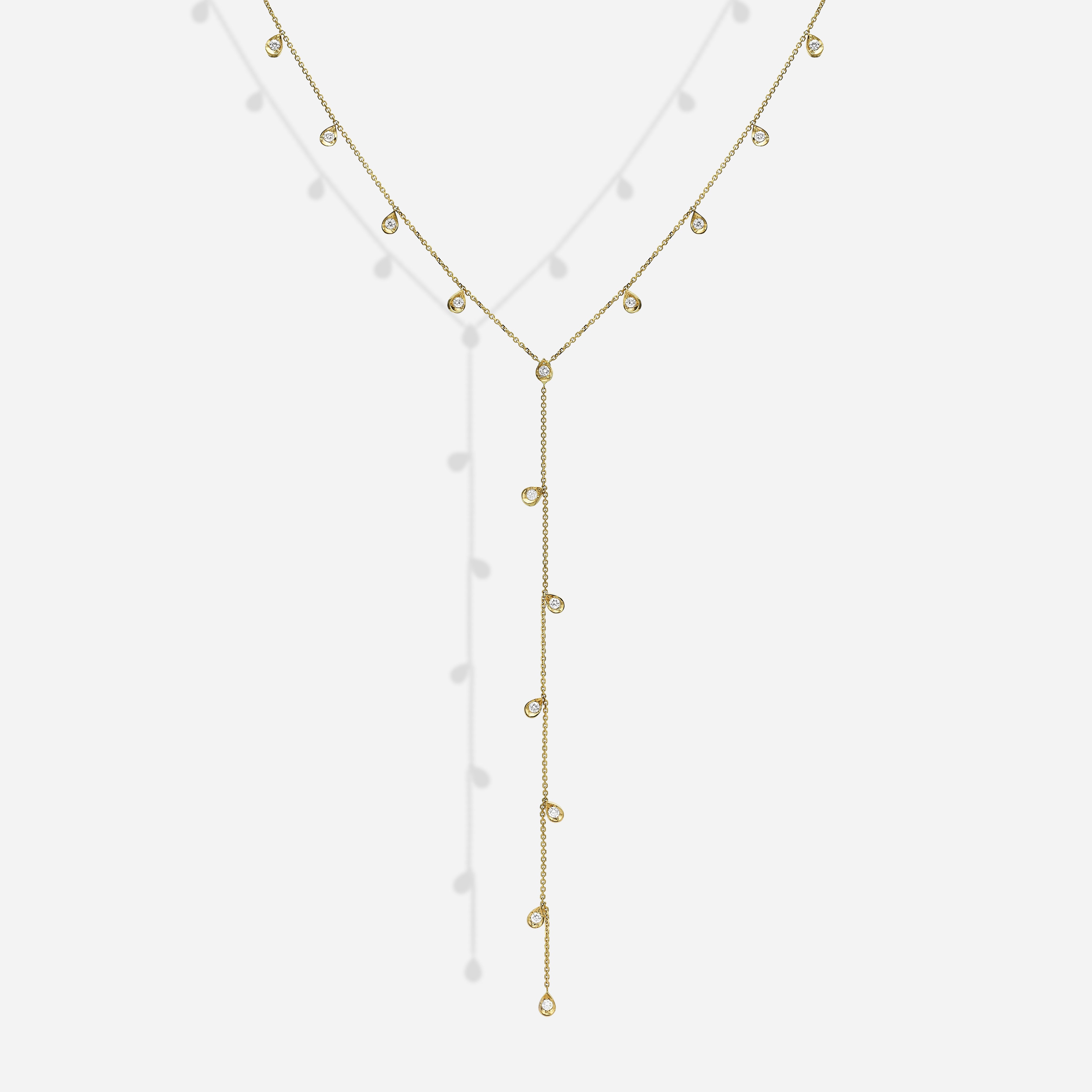 Cosmo Pears XL Lariat | שרשרת עניבה עם תליונים