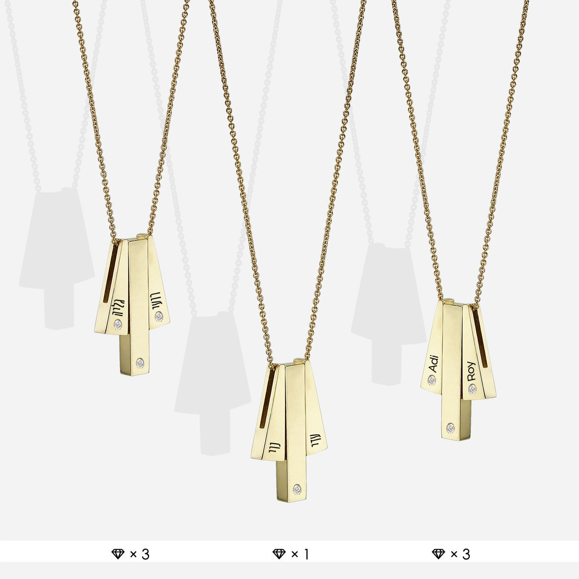 לאסט צ׳אנס >> Love Bar M+L+M | תליון לב וחריטה