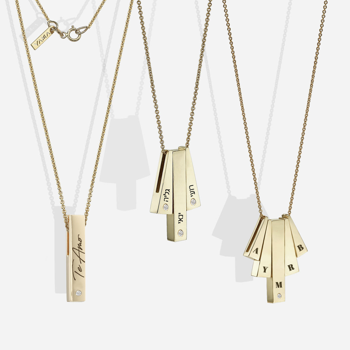 לאסט צ׳אנס >> Love Bar M+L+M | תליון לב וחריטה