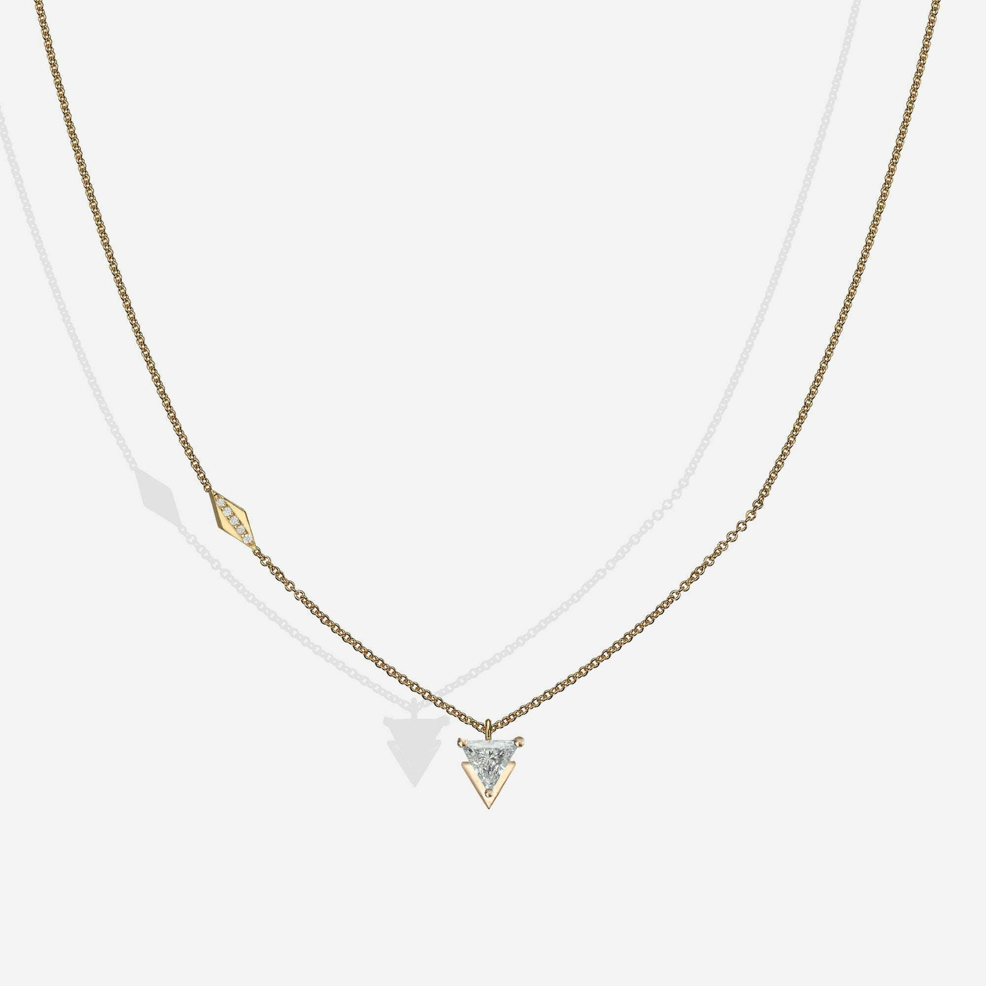 Memories | שרשרת יהלום משולש