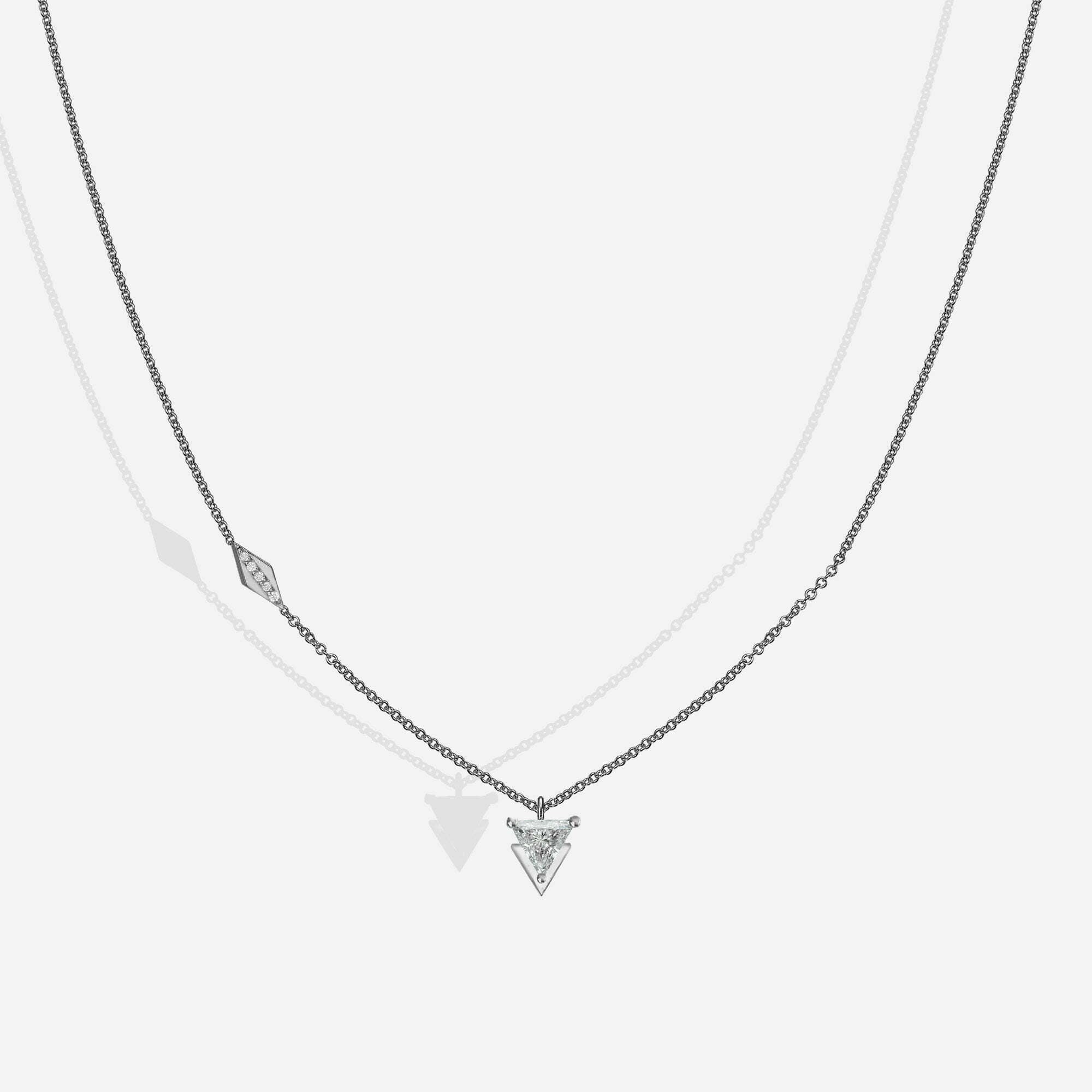 Memories | שרשרת יהלום משולש