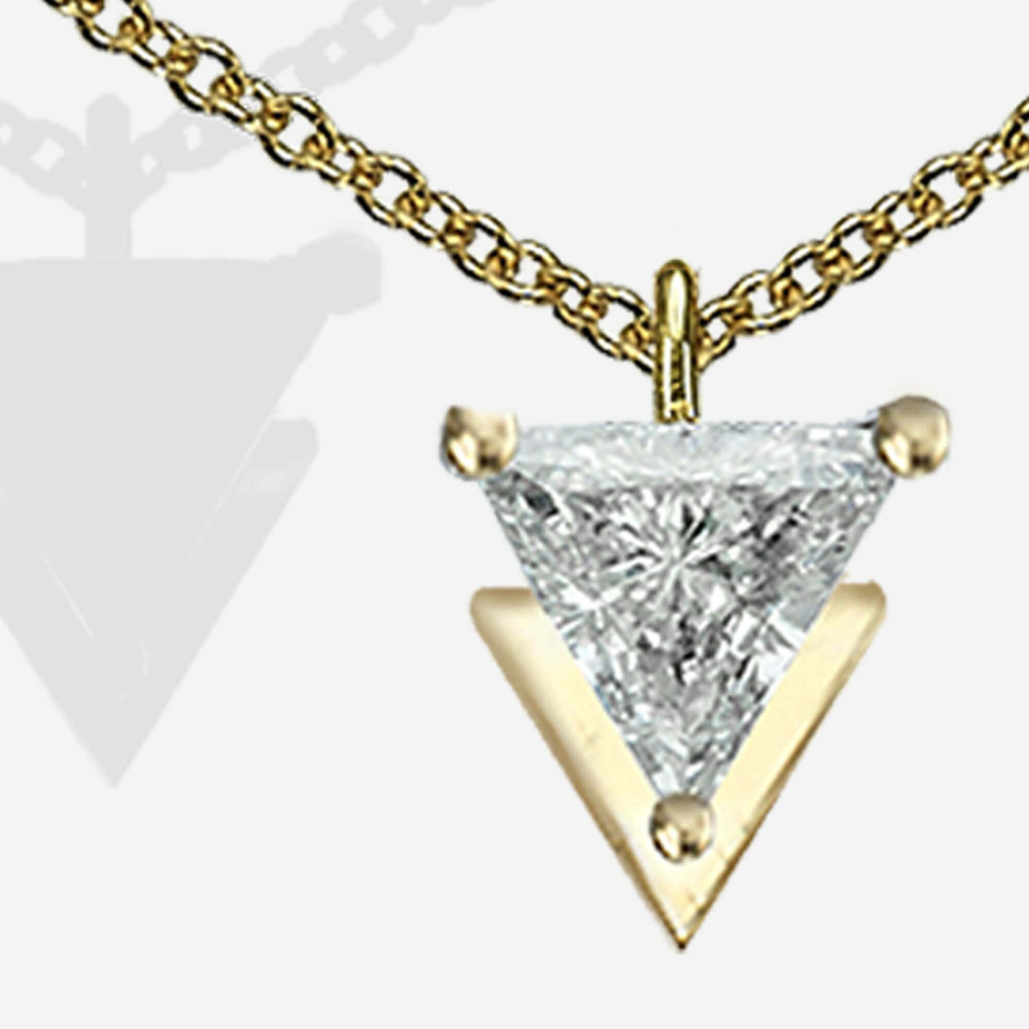 Memories | שרשרת יהלום משולש