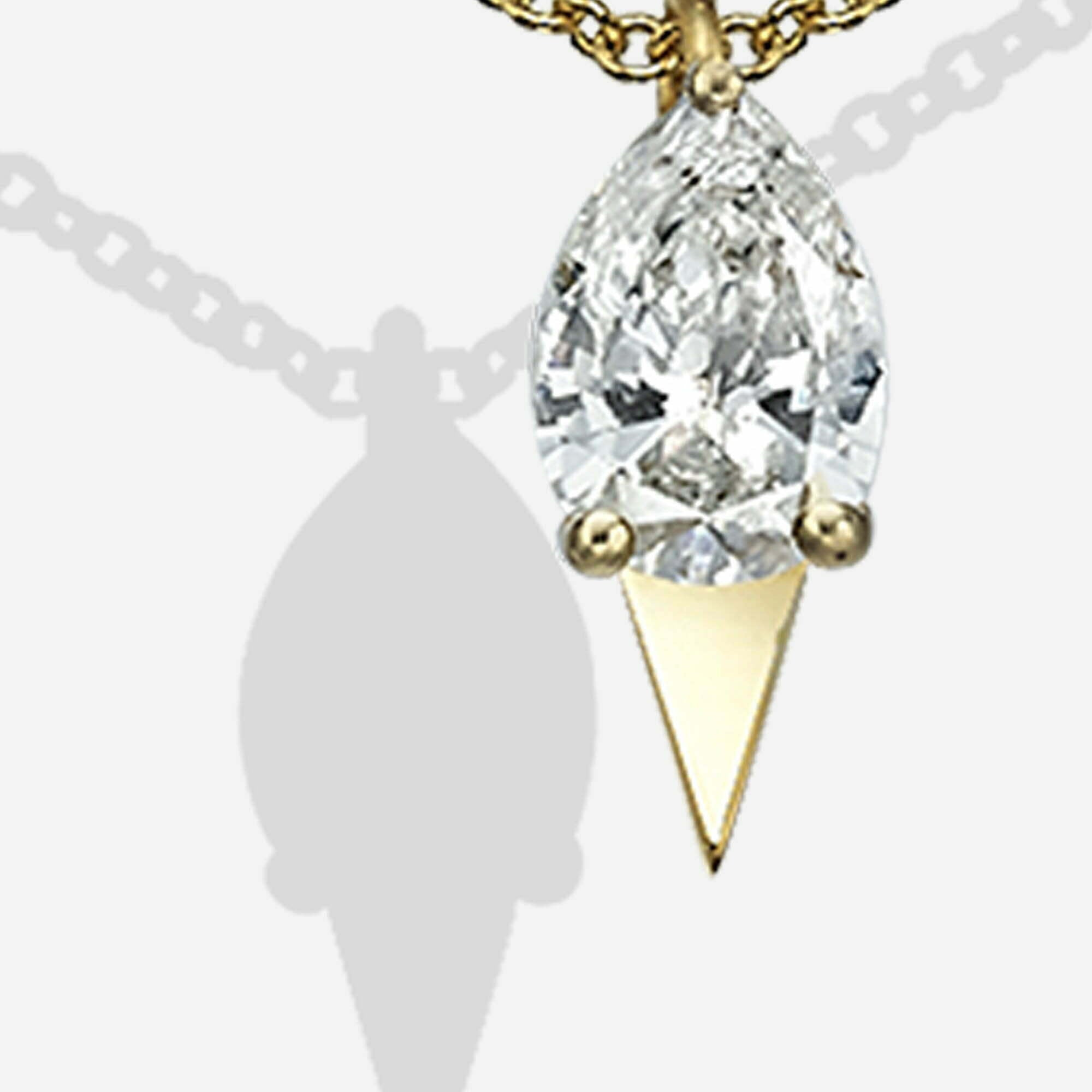 Memories | שרשרת יהלום טיפה