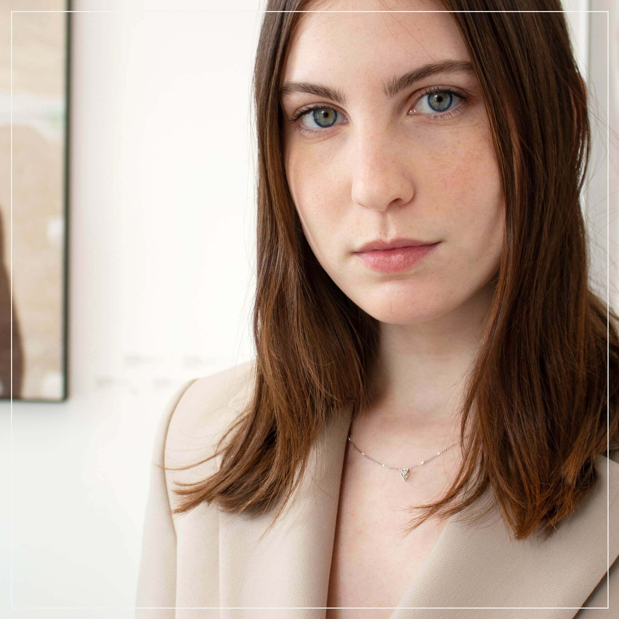 Memories | שרשרת יהלום משולש