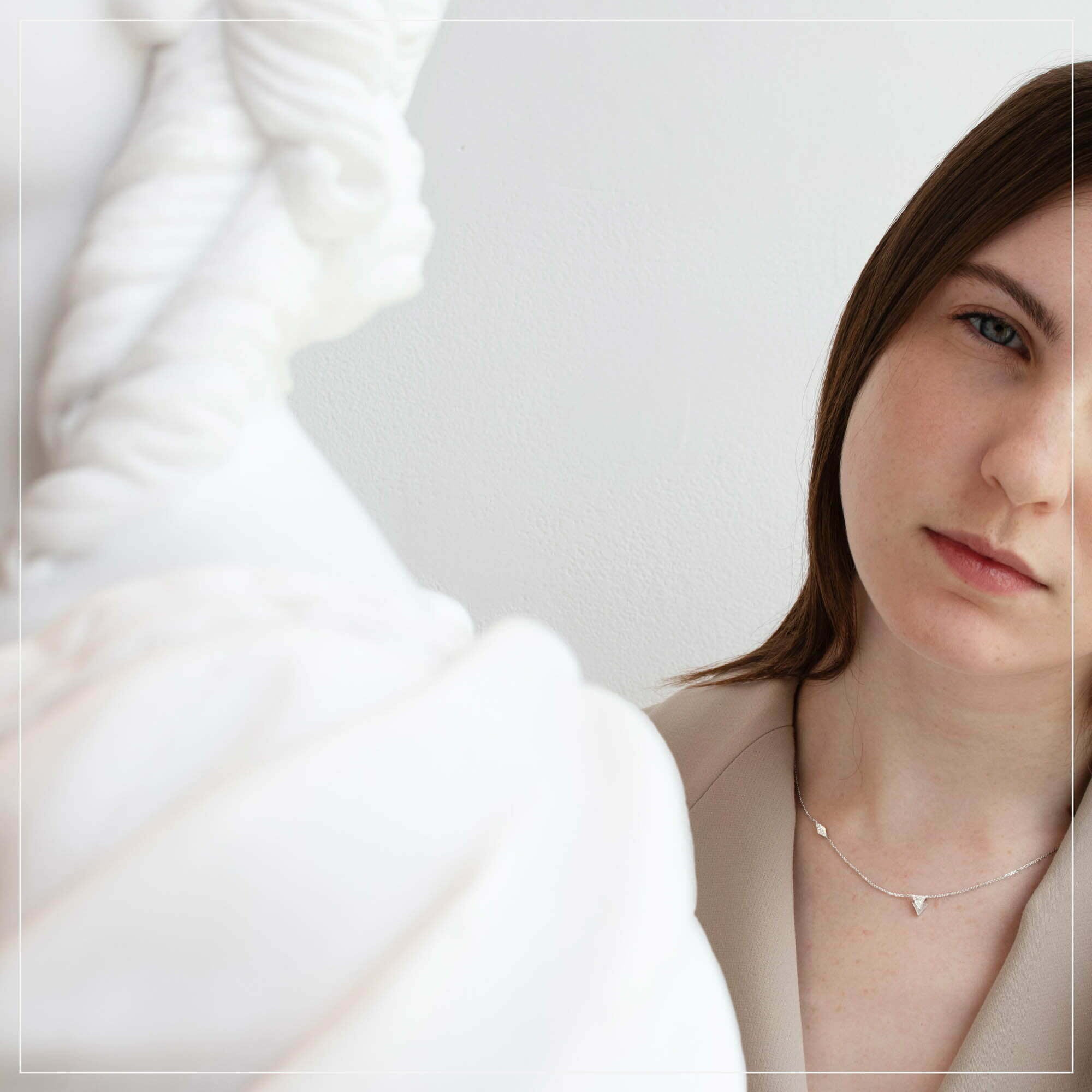 Memories | שרשרת יהלום משולש