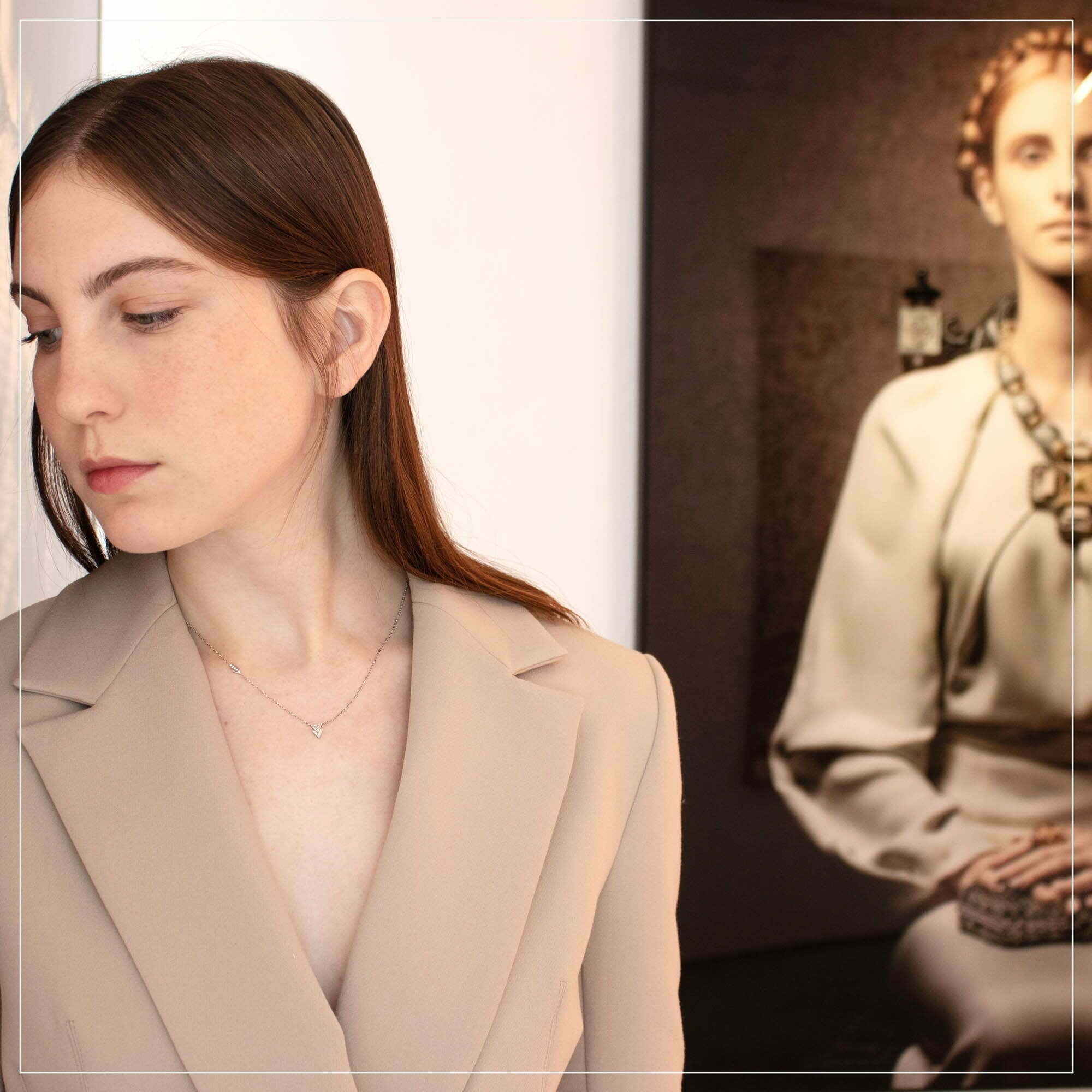 Memories | שרשרת יהלום משולש