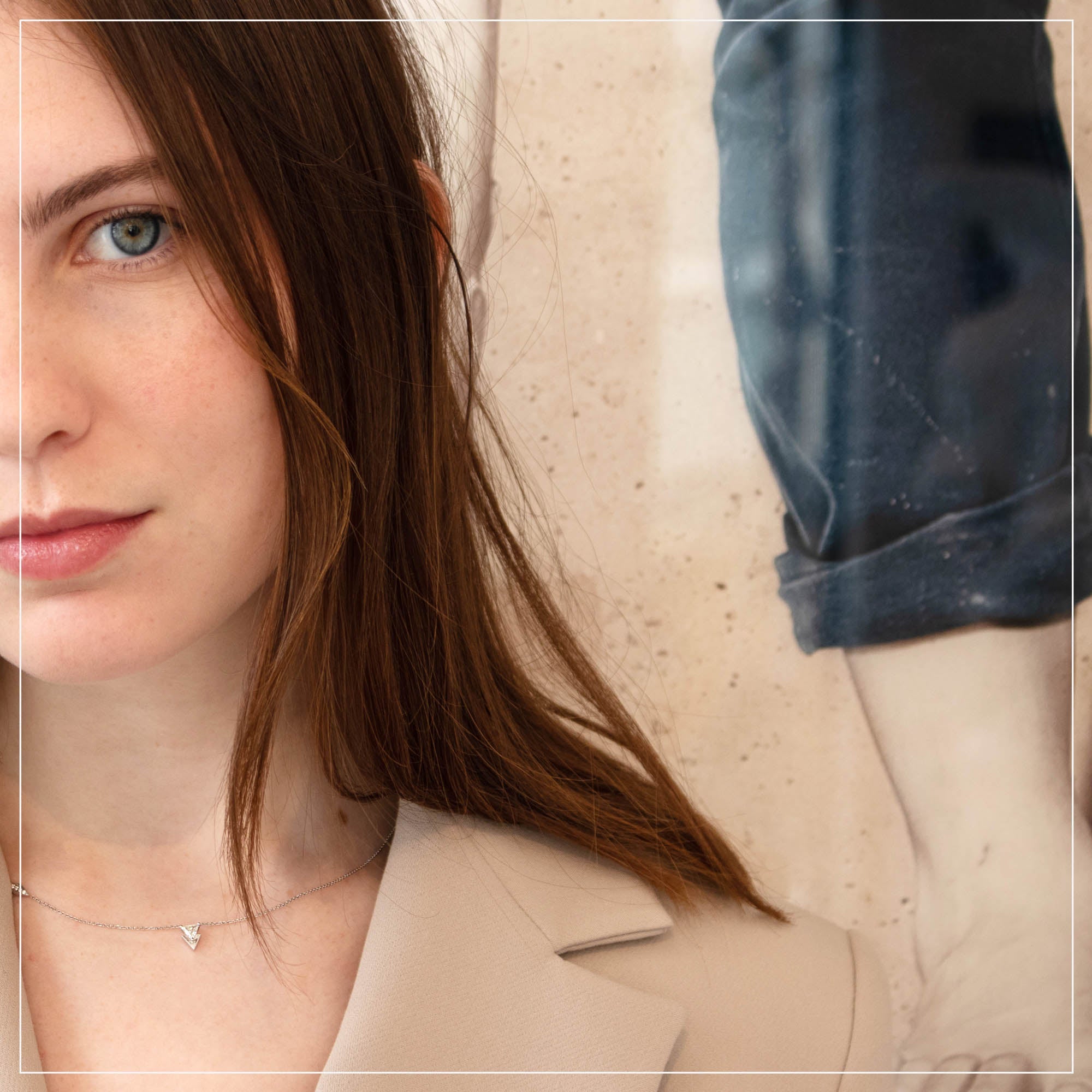 Memories | שרשרת יהלום משולש