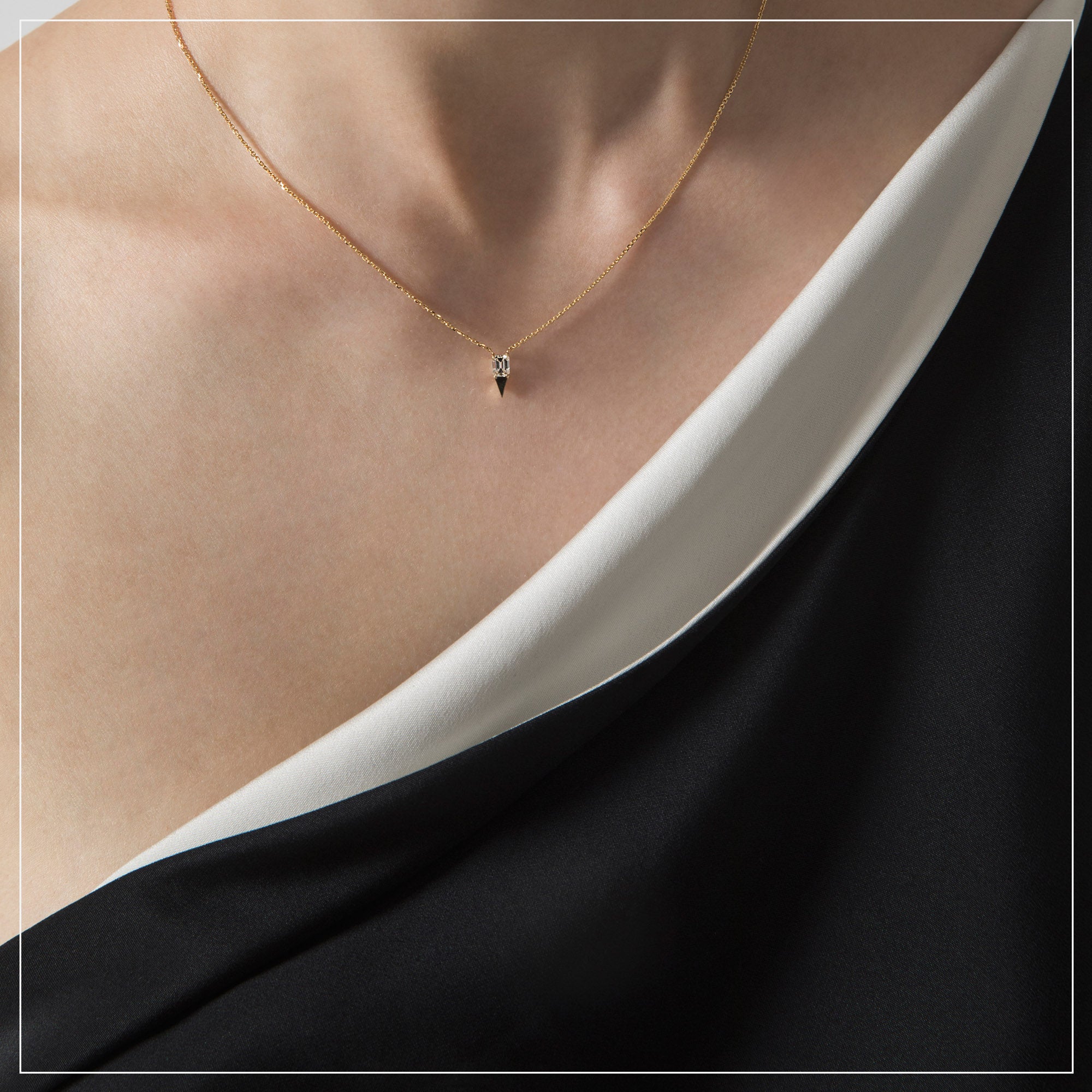 Memories | שרשרת יהלום אמרלד