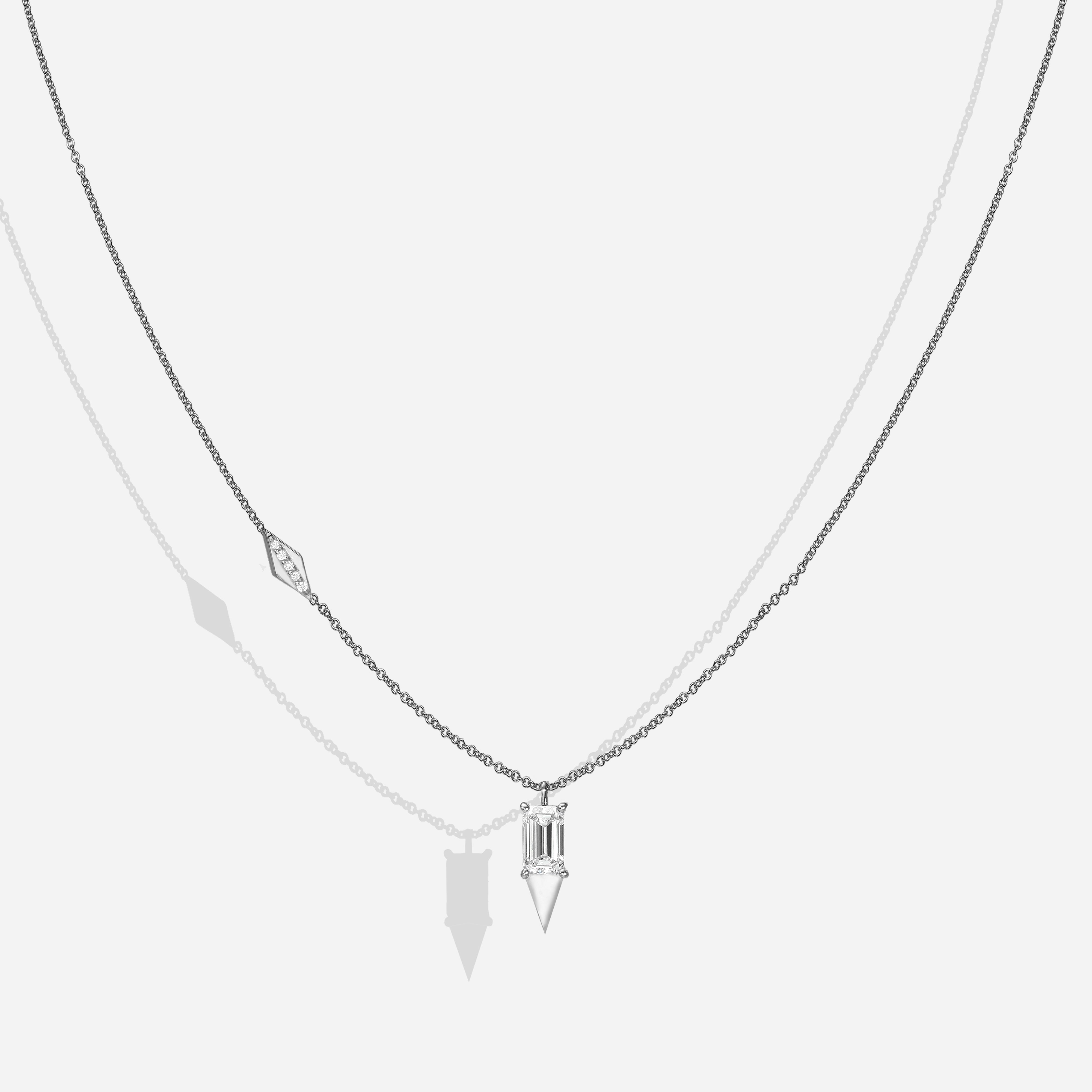 Memories | שרשרת יהלום אמרלד