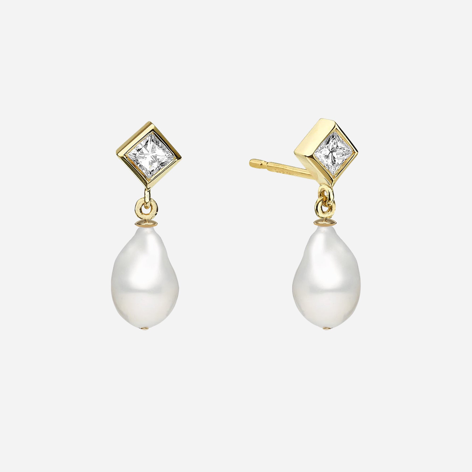 The Pearl Princess Drops | עגילים נופלים
